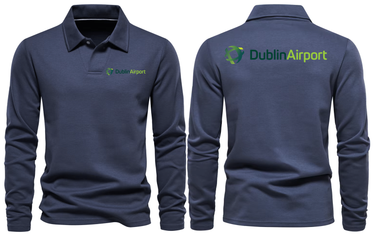 AER DUBLIN AIRPORT LONG SLEEVE POLO